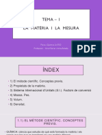 La Matèria I La Mesura PDF