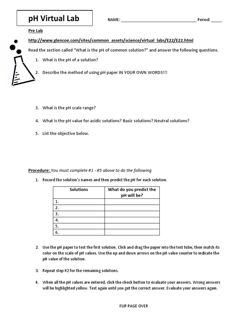 PH Virtual Lab PDF Ph Analysis