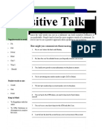 2671-Positive Talk Worksheet