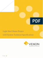 Lgs House Technical Specifications 
