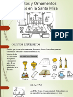 Objetos y ornamentos de la misa