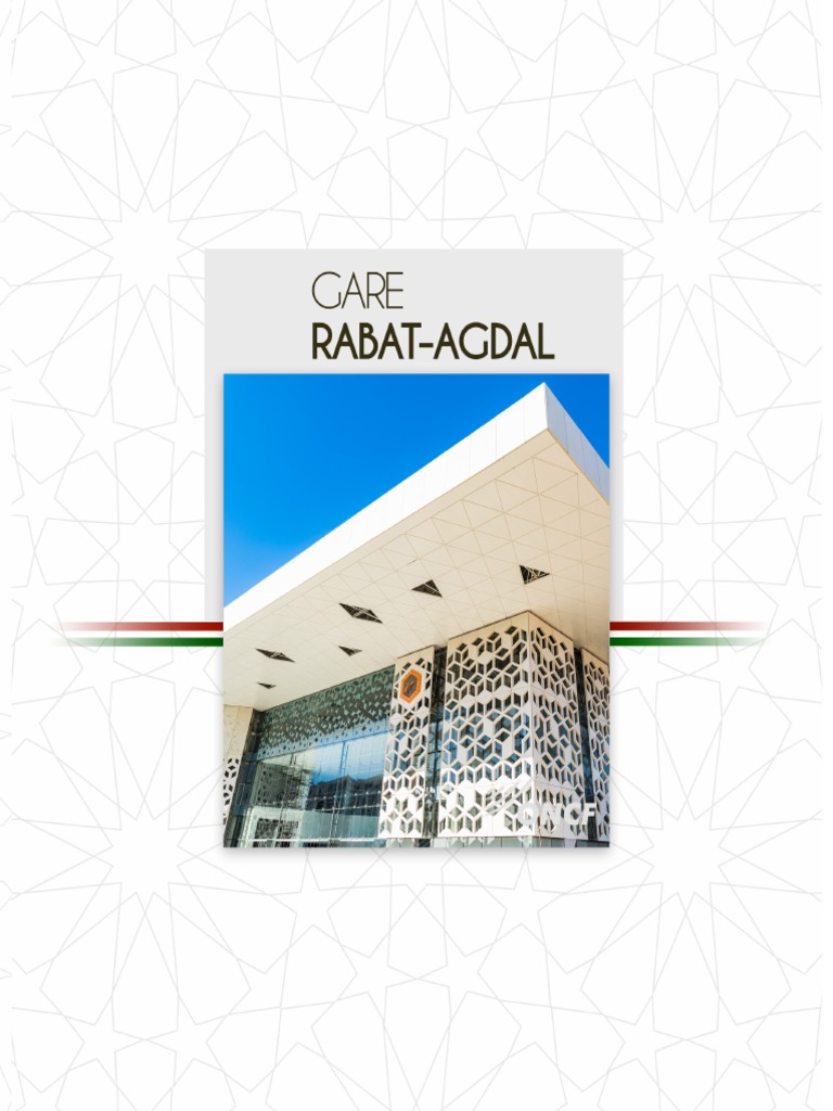 Nouvelle Gare Rabat-Agdal : Modernisation Urbaine | PDF | Gare ...