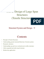 Design of Large Span Structures (Tensile Structures