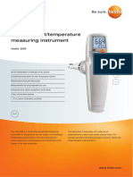 Testo 205 Data Sheet