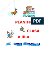 Planificarea Calendaristică