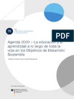 Agenda 2030 La Educación y El Aprendizaje PDF