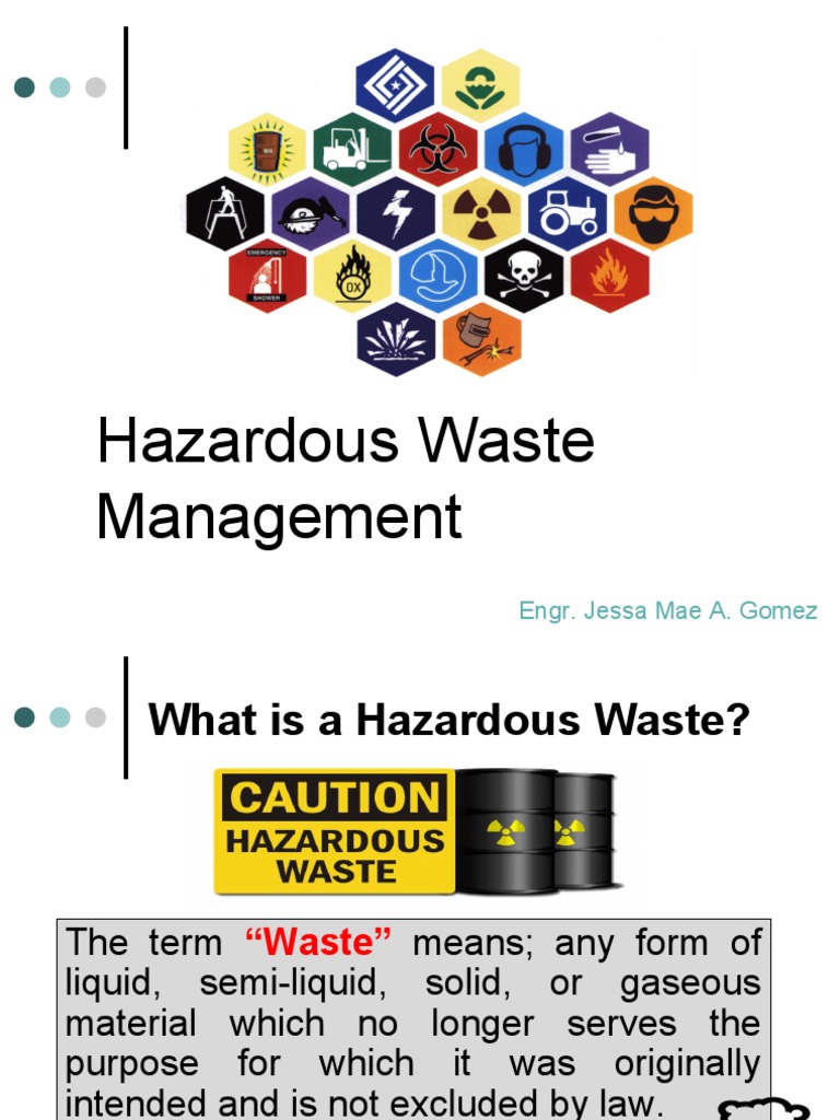 Hazardous Waste Management Guide | PDF | Hazardous Waste | Mercury ...