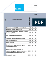 Pronograma de Capacitaciones Inductiva y Semanales