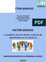 Factor Servicio