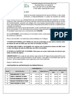 CARTA AOS PARCEIROS 2021 - FUNDAMENTAL I