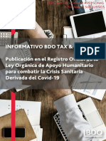 INFORMATIVO ley de apoyo humanitario