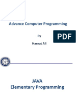 Advance Computer Programming: by Hasnat Ali