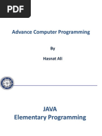 Advance Computer Programming: by Hasnat Ali