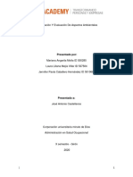 Evaluación ambiental lavadero