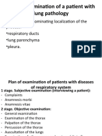 7. Examination at lung pathology