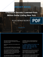 Mindset Boss: 5 Success Secrets I Learned From Million Dollar Listing New York