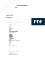 Evaluaciòn de Proyectos