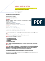 Manual de Uso Del Sistema PDF