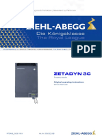 ZIEHL ABEGG Operating Instructions ZETADYN 3C English PDF