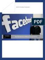 CEO & President Facebook - : Ntrepreneur ARK Uckerberg