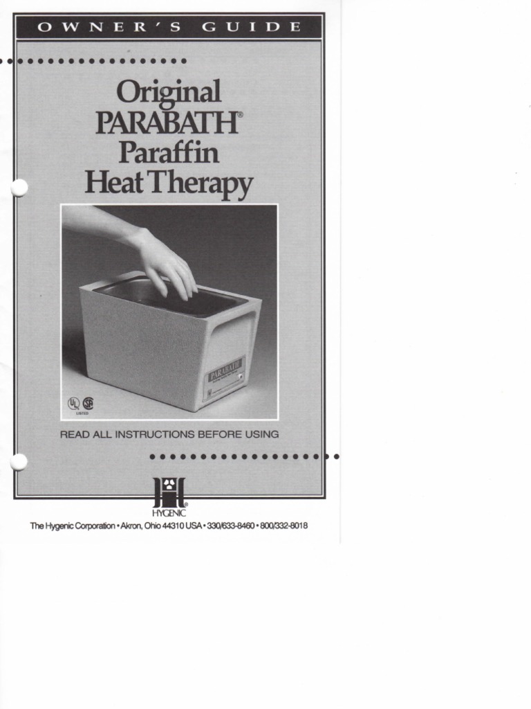 Tanque de Parafina Parabath PDF PDF