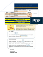 AGENDA SEMANAL Modulo AI EaD Pre BR