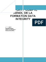 RAPPORT DATA Integrity