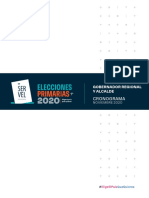 Cronograma Primarias 2020 PDF