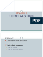 OM-3 Forecasting