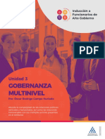 Unidad 3. Gobernanza Multinivel PDF