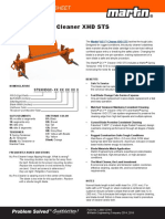 Martin QC1™ Cleaner XHD STS: Technical Data Sheet