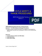 JROTC Air Rifle Safety and Range Procedures