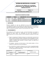 Protocolo de Limpieza de Las Neveras Horizontales Del Programa Ampliado de Inmunizacion PDF