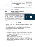 Solicitud de Contratacion Servicios Profesionales y de Apoyo A La Gestion