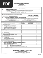 Public Attorney'S Office: (Instruction at The Back)