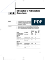 Introduction To Void Functions (Procedures) : Lesson Set