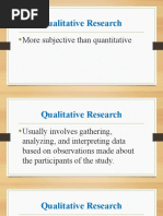 Module 2 Qualitative and Quantitative Research