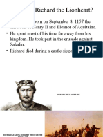 Who Was Richard The Lionheart