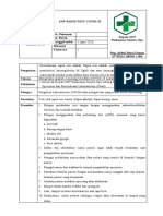 Sop Rapid Test