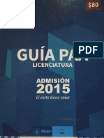 BUAP Prueba de Aptitud Academica 2015