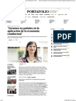 _Estamos en pañales en la aplicación de la economía conductual_ _ Peru _ Economía _ El Comercio Peru