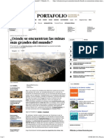 ¿Dónde Se Encuentran Las Minas Más Grandes Del Mundo - Mundo - Economía - El Comercio Peru