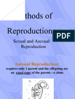 Methods of Reproduction: Sexual and Asexual Reproduction