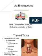 Thyroid Emergencies: Heidi Chamberlain Shea, MD