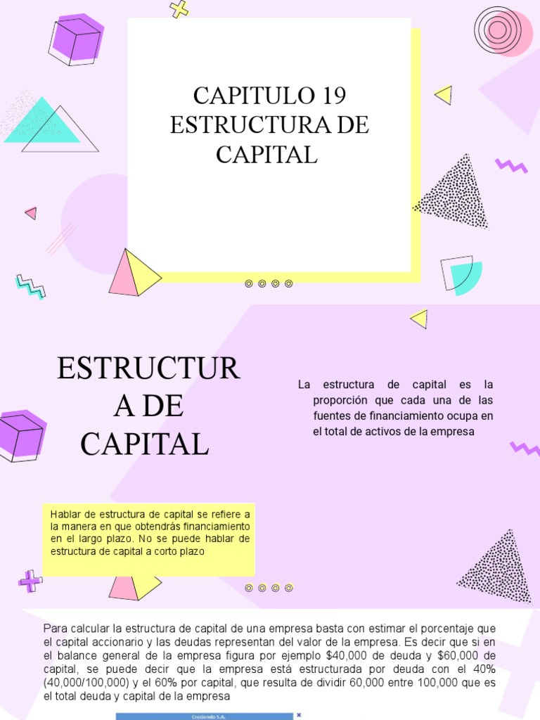 Estructura de Capital y Rentabilidad | PDF | Apalancamiento (Finanzas ...
