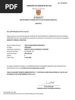 Certificado de Paz y Salvo Municipal Pasto | PDF