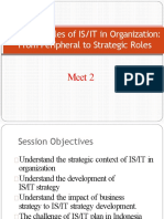 IS and IT Roles in Organization