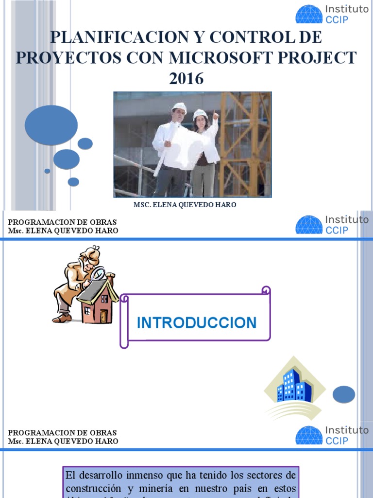 Planificación de Proyectos con MS Project | PDF | Planificación ...