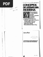 Rest - Conceptos - de - Literatura - Moderna PDF | PDF
