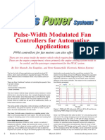 Pulse-Width Modulated Fan Controllers For Automotive Applications
